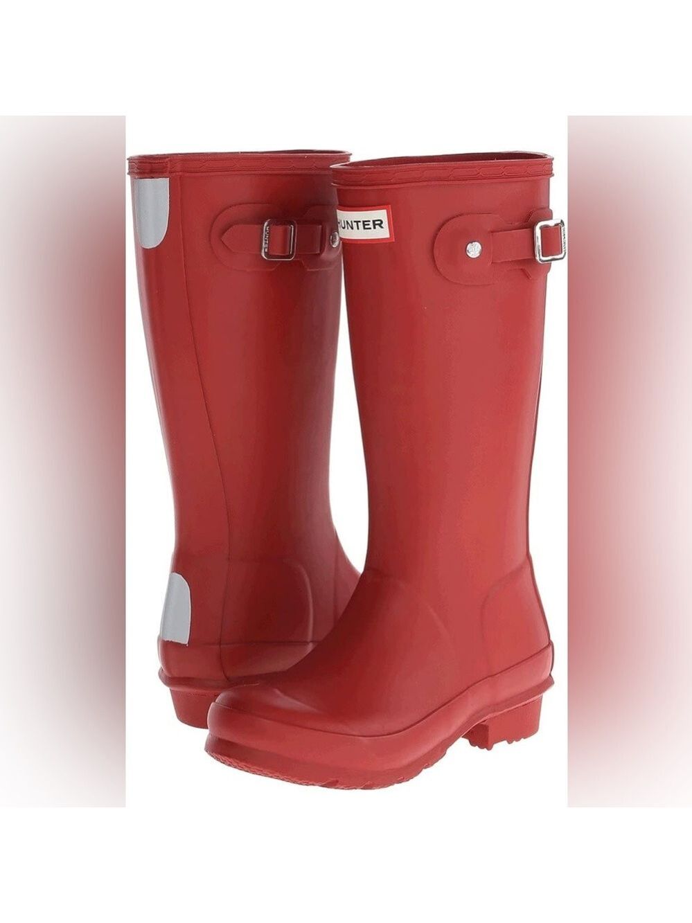 Size 1/2 Youth Toddler Hunter Kids Red Waterproof Boots